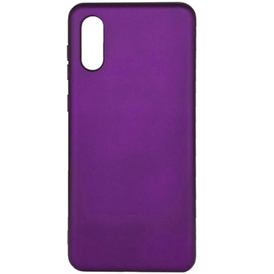 Купить силіконовий чохол soft silicone case для samsung a022 galaxy a02 - purple онлайн
