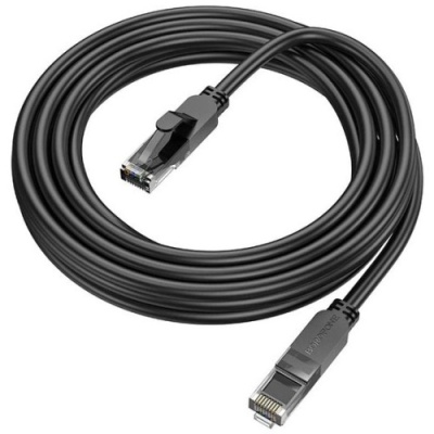 кабель мережевий (lan rj45) borofone bus01 (3м) (чорний) 