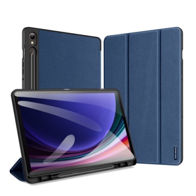 Купить чохол dux ducis domo для samsung tab s9 (x710/x716b) with s pen holder & auto sleep wake (blue) онлайн