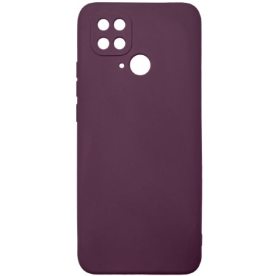 Купить чохол original soft full case hq with frame для xiaomi redmi 10c - bordo онлайн