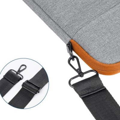 сумка для ноутбука dux ducis lbjc shoulder bag for 15.5"-16" (light grey) 