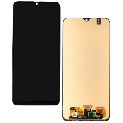 дисплей для samsung m215-m21/m315-m31 з рамкою + touchscreen black (oled)