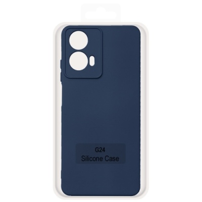 Купить чохол soft silicone case full для motorola g04/g04s/g24/e14 (blue) онлайн