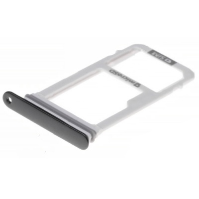 тримач sim card + microsd для samsung a320f galaxy a3 2017 single sim black