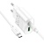 Мережевий Зарядний Пристрій Hoco C109A New 1USB/18W/QC3.0 + 1Type-C/20W/PD + (Type-C - Type-C) (Білий) мережевий зарядний пристрій hoco c109a new 1usb/18w/qc3.0 + 1type-c/20w/pd + (type-c - type-c) (білий)