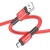 кабель hoco x85 strength usb - type-c 3a/1m (червоний) 