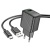 Мережевий Зарядний Пристрій Hoco CS21A 1USB/18W/QC3.0 + (USB - Type-C) (Чорний) мережевий зарядний пристрій hoco cs21a 1usb/18w/qc3.0 + (usb - type-c) (чорний)