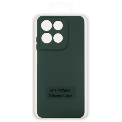 Купить чохол soft silicone case full для motorola g17/g17 power (midnight green) онлайн
