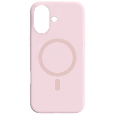Купить чохол silicone case with magsafe для apple iphone 17 (pink) онлайн