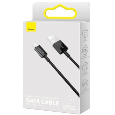 кабель baseus superior series usb - microusb 2.0a/1m (camys-01) (black) 