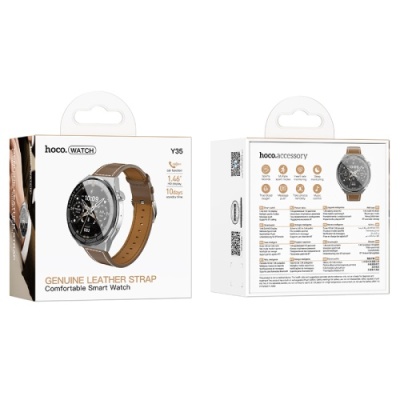 смарт-годинник hoco y35 (сталевий) 