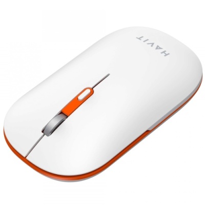 мишка бездротова havit hv-ms60wb white (2.4ghz + bt5.1) дворежимна 