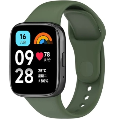 ремінець для xiaomi redmi watch 3 lite / 3 active (хакі) 