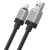 кабель baseus coolplay series usb - lightning 20w/2.4a/1m (cakw000401) (black) 