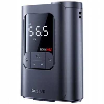 Автомобільний насос Baseus GoTrip VA1 Super Mini 80W 5000mAh (black)