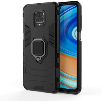 Купить чохол-накладка armor magnet для xiaomi redmi note 9s/note 9 pro - black онлайн