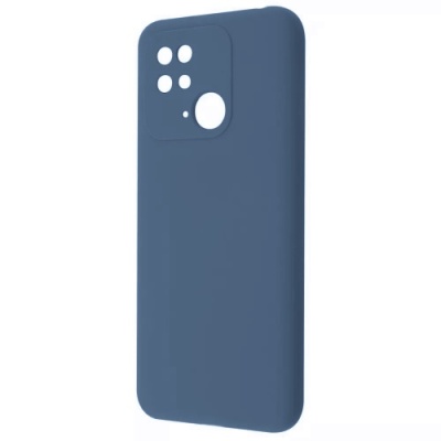 Купить чохол original soft full case hq with frame для xiaomi redmi 10c - dark blue онлайн