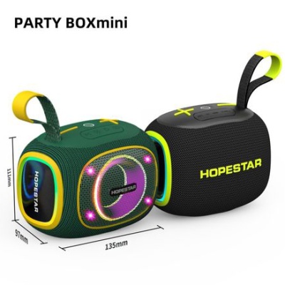 колонка hopestar partybox mini 10w (зелений) 