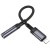 перехідник borofone bv24 lightning(male) to 3.5mm(female) 0.15m (сірий) 