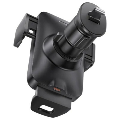Автотримач з бездротовою зарядкою Baseus Wisdom Auto Alignment 15W (CGZX000001) (black)