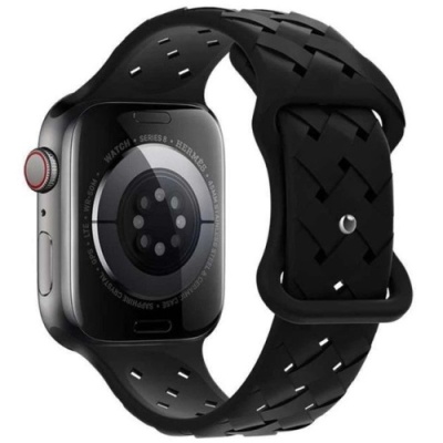 ремінець hoco wa16 для apple watch 1-11 (38/40/41mm) (black) 