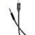 кабель aux skydolphin sr26 braided wire 3.5mm(male) - lightning(male) 1m (чорний) 