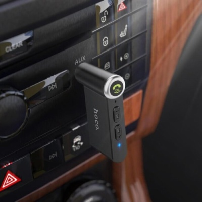 Bluetooth аудіо ресівер Hoco E58 (Чорний)