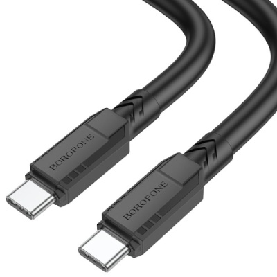 кабель borofone bx81 type-c - type-c (pd) 60w 1m (чорний) 
