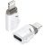 перехідник xo nb256e type-c female - lightning male (білий) 