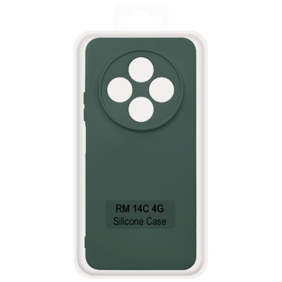 Купить чохол soft silicone case full для xiaomi redmi 14c/poco c75/redmi a4/17c (dark green) онлайн