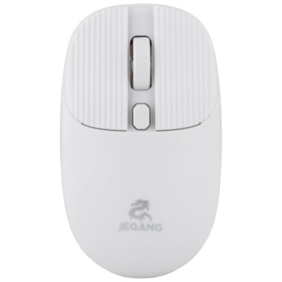 мишка бездротова jeqang jw-219 4g (білий) 