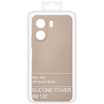 Купить силіконовий чохол soft silicone case для xiaomi redmi 13c/poco c65 (пудра) онлайн