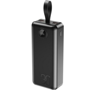 додаткова батарея power bank xo pr240 pd20w+qc3.0 22.5w 30000 mah (чорний) 
