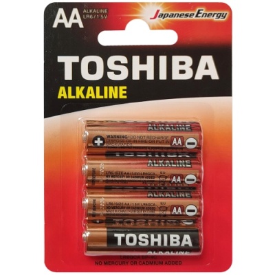 батарейка toshiba lr6 bl (4шт) 
