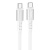 кабель hoco x85 strength (pd) type-c - type-c 60w 3a/1m (білий) 