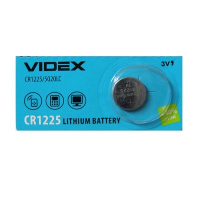 батарейка videx cr1225 (5шт) 
