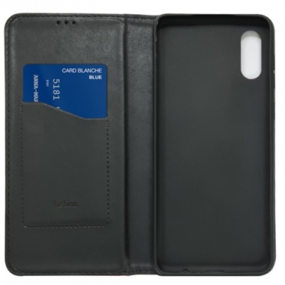 Купить чохол-книжка leather fold для zte blade a5 2020 (чорний) онлайн