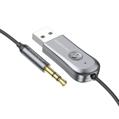 Bluetooth аудіо ресівер Borofone BC44 (Сірий)