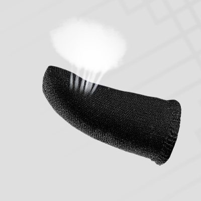 напальчники ігрові для сенсорного екрану borofone bg1 superconducting finger cots (чорний) 