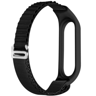 ремінець для xiaomi mi band 5/6/7 alpine loop (чорний) 