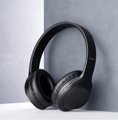 бездротові навушники накладні havit hv-h628bt black 
