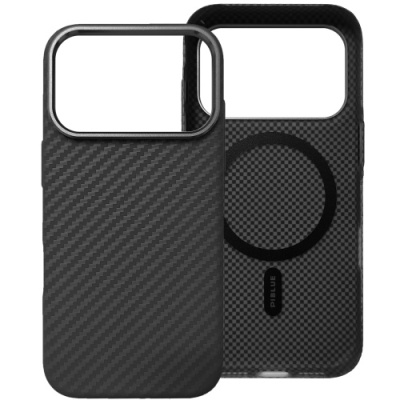Купить чохол piblue magentic suction magsafe (pl-49) carbon для apple iphone 17 pro (чорний) онлайн