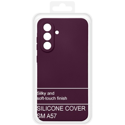 Купить чохол soft silicone case full для samsung a576 galaxy a57 5g (бордовий) онлайн