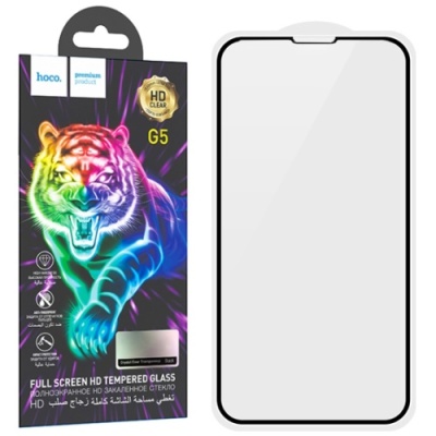 захисне скло hoco g5 для apple iphone 13 pro max/14 plus (чорний) 