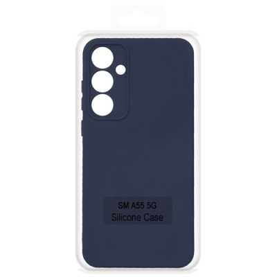 Купить чохол soft silicone case full для samsung a556 galaxy a55 5g (dark blue) онлайн