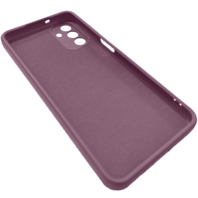 Купить силіконовий чохол soft silicone casevsmagnet ring для samsung a047 galaxy a04s - blueberry yogurt онлайн