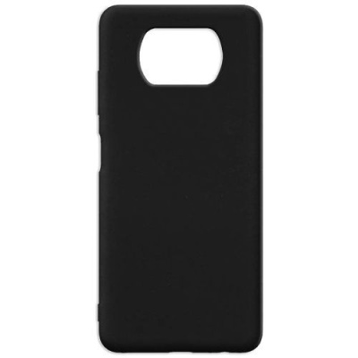 Купить силіконовий чохол soft silicone case для xiaomi poco x3/x3 pro - black онлайн