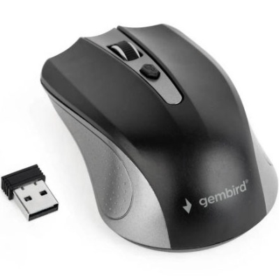 мишка бездротова оптична gembird musw-4b-04-gb (сіро-чорний) 