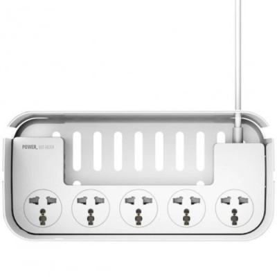 мережевий подовжувач ldnio sc5309 5 ports / 3usb / 2m / storage box (бiлий) 