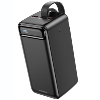 додаткова батарея power bank borofone bj14d 22.5w+pd20w 50000 mah (чорний) 